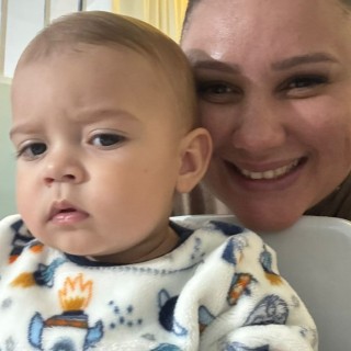 Filha e neto